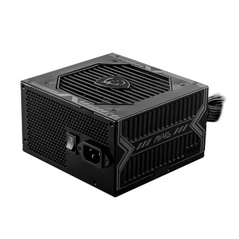 MSI Uk Psu '650W, 80 Plus Bronze Certified, 12V Single-Rail, Dc-To-Dc Circuit, 120Mm Fan, Non-Modular, Sleeved Cables, Atx Power