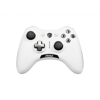 MSI Force Gc20 V2 White Gaming Controller 'Pc And Android Ready, Wired, Adjustable D-Pad Cover, Dual Vibration Motors, Ergonomic