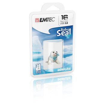 Emtec Baby Seal Usb Flash Drive 16 Gb Usb Type-A 2.0 Blue, White