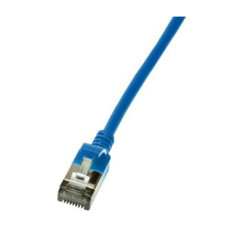 LogiLink Slim U/Ftp Networking Cable Blue 1 M Cat6A U/Ftp (Stp)