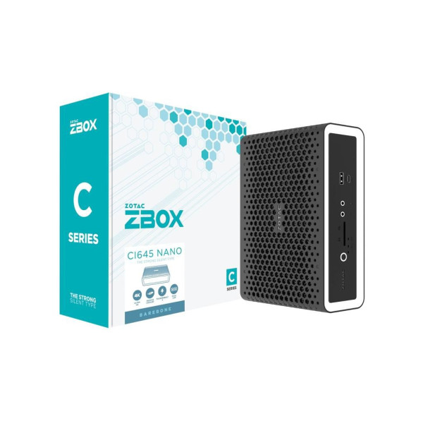 Zotac Zbox Ci645 Nano 1.8L Sized Pc Black, White I5-1135G7 2.4 Ghz Zotac Zbox Ci645 Nano 1.8L Sized Pc Black, White I5-1135G7 2.4 Ghz