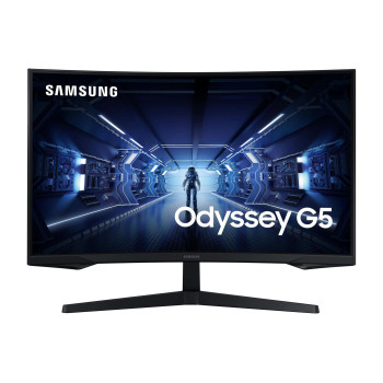 Samsung Odyssey G5 G55T 68.6 Cm (27") 2560 X 1440 Pixels Quad Hd Led Black