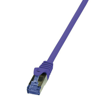 LogiLink Networking Cable Violet 0.5 M Cat6A S/Ftp (S-Stp)