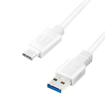 LogiLink Usb Cable 0.5 M Usb 3.2 Gen 1 (3.1 Gen 1) Usb A Usb C White