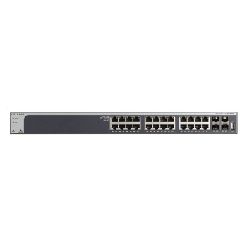 Netgear 28-PORT 10GB SMART SWITCH XS728T, Managed, L2+/L3, 10G Ethernet (100/1000/10000), Full duplex, Rack mounting