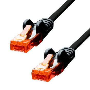ProXtend CAT6 U/UTP CCA PVC Ethernet Cable Black 1.5m