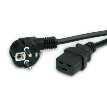 Value Power Cable Black 2 M Cee7/7 C19 Coupler