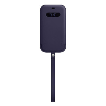 Apple Iphone 12 Pro Max Leather Sleeve With Magsafe - Deep Violet