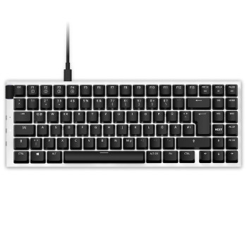 NZXT Function Minitkl Keyboard Usb Qwertz German Black, White