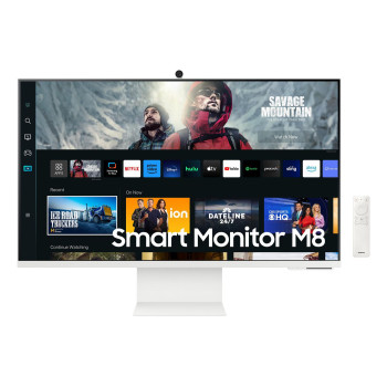 Samsung Smart Monitor M8 S32Cm801Uu Computer Monitor 81.3 Cm (32") 3840 X 2160 Pixels 4K Ultra Hd Led White