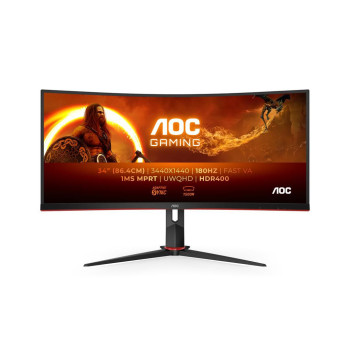 AOC Bk Computer Monitor 86.4 Cm (34") 3440 X 1440 Pixels