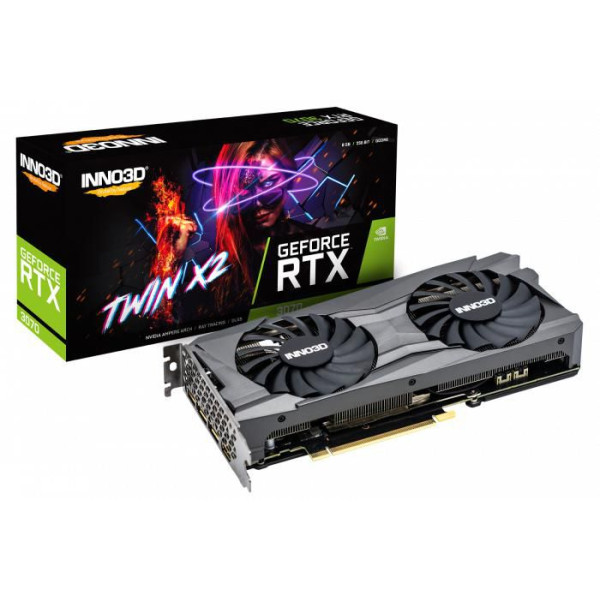 Inno3D Geforce Rtx 3070 Twin X2 Lhr Nvidia 8 Gb Gddr6 Inno3D Geforce Rtx 3070 Twin X2 Lhr Nvidia 8 Gb Gddr6