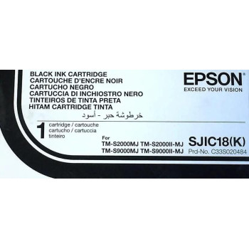 Epson Epson SJIC18(K) INK FOR TM-S2000MJ & S9000MJ (NEW SKU)