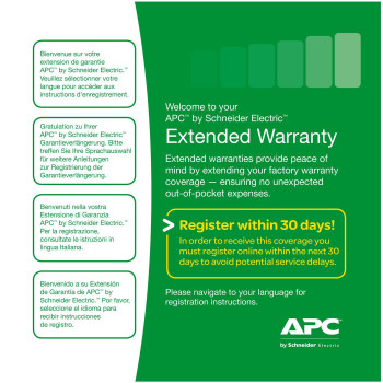 APC Warranty Ext/3Yr for SP-01 **New Retail**