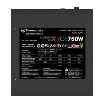 Zasilacz Thermaltake Toughpower Grand RGB 750W PS-TPG-0750FPCGEU-R (750 W, Aktywne, 140 mm)