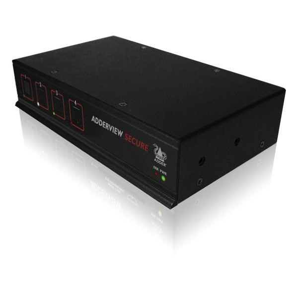 Adder Secure KVM Switch with USB DVI 2 Port EAL4+ and EAL2+ Accredited Adder Secure KVM Switch with USB DVI 2 Port EAL4+ and EAL2+ Accredited