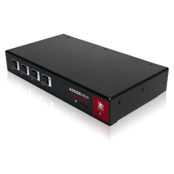 Adder Secure KVM Switch with USB VGA 2 Port EAL4+ EAL2+ Accred. & Tempest qualified design