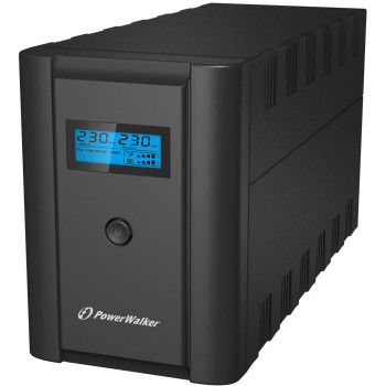 PowerWalker VI 1200 SHL UPS 1200VA/600W Line-Interactive with 2x Schuko + 2x IEC outlet
