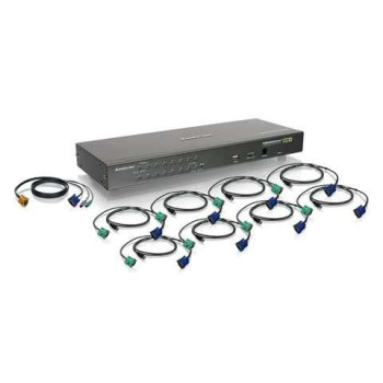 IOGEAR 16-Port USB PS/2 Combo KVM Switch with Cables