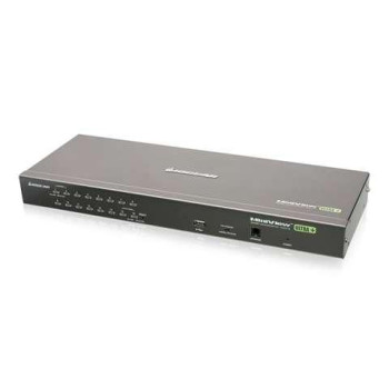 IOGEAR 16-Port USB PS/2 KVM Switch 16-Port USB PS/2 Combo KVM Switch, 2048 x 1536 pixels, Black