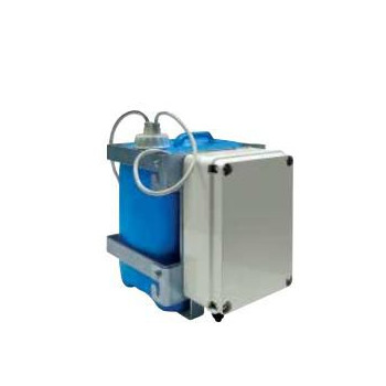 Videotec Tank 5l 1.3gal, IN 230Vac 24Vac-120Vac washer pump delivery up to 5m 16ft