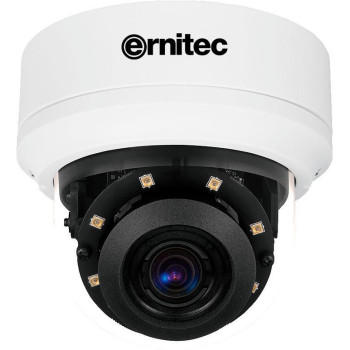 Ernitec MERCURY SX 362VA Video Analytics Vandal Proof Dome, 2.7-12mm Lens 1080P@60fps HDR Sensor, IK10 Auto Focus Motorised P Ir