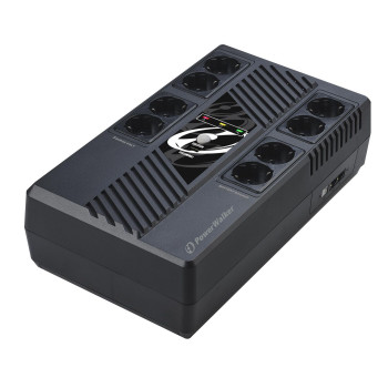 PowerWalker VI 600 MS FR UPS 600VA/360W Line Interactive, HID driver, Multi Socket Design, USB Charger Port VI 600 MS FR, Line-I