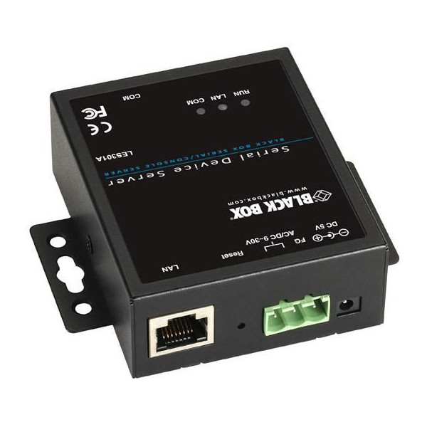 Black Box 1 PORT 10/100 DEVICE SERVER RS232/422/485 DB9M LES301A, ICMP, TCP (UDP)/IP, DHCP client, SNMP, HTTP, Telnet, 66 x 79 x Black Box 1 PORT 10/100 DEVICE SERVER RS232/422/485 DB9M LES301A, ICMP, TCP (UDP)/IP, DHCP client, SNMP, HTTP, Telnet, 66 x 79 x