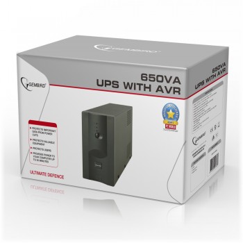 Zasilacz awaryjny UPS ENERGENIE Power Cube UPS-PC-652A (Desktop, TWR, 650VA)