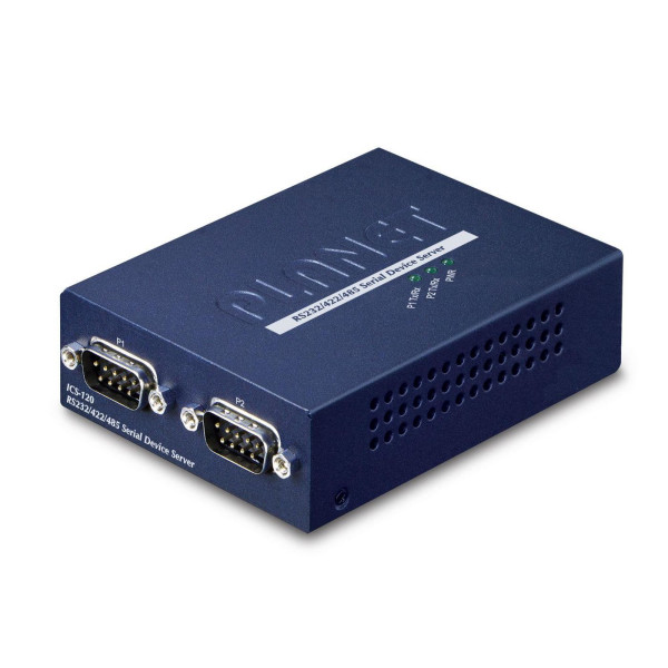 Planet 2-Port RS232/422/485 Serial Device Server 2-Port RS232/422/485 Serial, 10/100Base-T(X), 5.5 mA, 97 x 70 x 26 mm, 189 g, - Planet 2-Port RS232/422/485 Serial Device Server 2-Port RS232/422/485 Serial, 10/100Base-T(X), 5.5 mA, 97 x 70 x 26 mm, 189 g, -