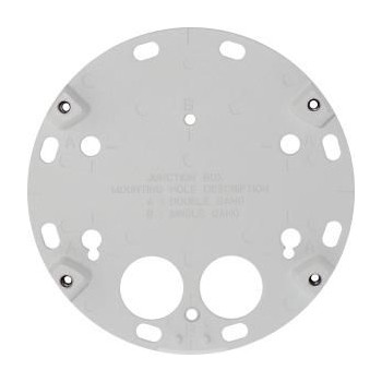 Axis T94G01S MOUNTING PLATE 5506-081, Mount, White, AXIS Q1765-LE AXIS Q1931-E AXIS Q1932-E AXIS Q1941-E AXIS Q2901-E, Aluminium