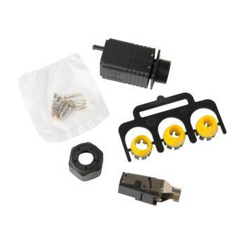 Axis 10-PIN PUSH-PULL SYSTEM CONN 5506-251, System connector, Indoor, Black,Yellow, AXIS P5635-E, Wired