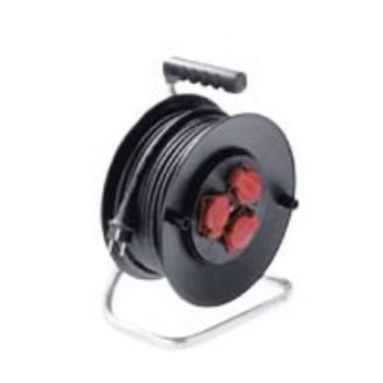 Bachmann Cable Reel plastic material 3-way 392.183, 40 m, 3 AC outlet(s), Outdoor, IP44, Black, 250 V