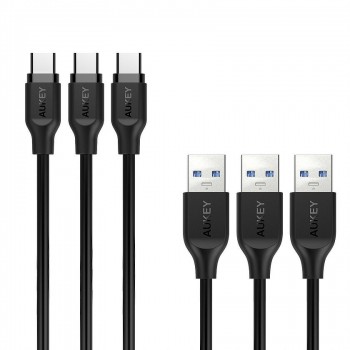 Zestaw 3 szt. kabli Quick Charge USB C-USB 3.0 3 x 1m CB-CMD3