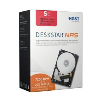 HGST 5TB 7200 NAS v2 4Pack EMEA Deskstar NAS v2 5TB 4 Pack, 3.5", 5000 GB, 7200 RPM