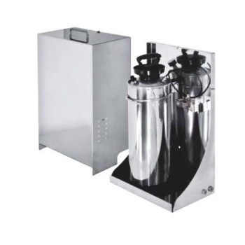 Videotec Water tank 10l stainless steel w/integrated manual pump controlled by solenoid valve, delivery up to max 20m, IN 230Vac