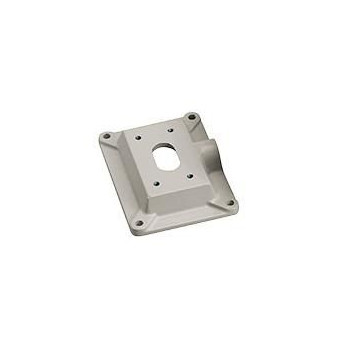 Videotec Wall bracket adaptor plate WCPA, Mount, Universal, White, Aluminium, 50 kg, 600 g