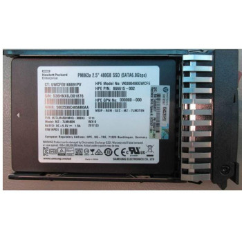 Hewlett Packard Enterprise SSD 480GB 6G SFF SATA RI PLP