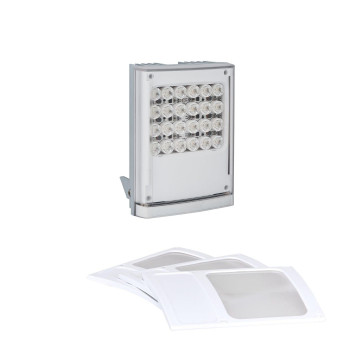 Raytec PULSESTAR w24 standard pack, 10x10, 20x10 and 35x10 angles included, 24V DC, silver, White-Light