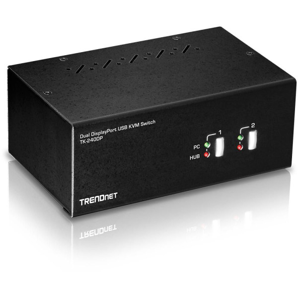 TRENDnet 2-Port Dual Monitor Display Port KVM Switch rt KVM Switch TRENDnet 2-Port Dual Monitor Display Port KVM Switch rt KVM Switch