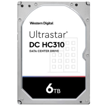 Western Digital Ultrastar DC HC310 3.5" 6000 GB SAS Ultrastar DC HC310, 3.5", 6000 GB, 7200 RPM