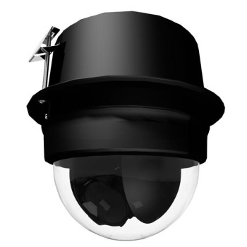 Pelco Spectra Enhanced 7 Dome 4K 18X Environmental in-ceiling Black Clear bubble