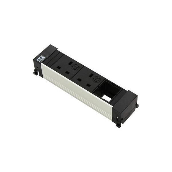 Bachmann Power Frame 2xUK 1xABD 0,20m GST18 POWER FRAME, 0.2 m, 2 AC outlet(s), Indoor, Type G (BS 1363), Aluminium, Plastic, St Bachmann Power Frame 2xUK 1xABD 0,20m GST18 POWER FRAME, 0.2 m, 2 AC outlet(s), Indoor, Type G (BS 1363), Aluminium, Plastic, St