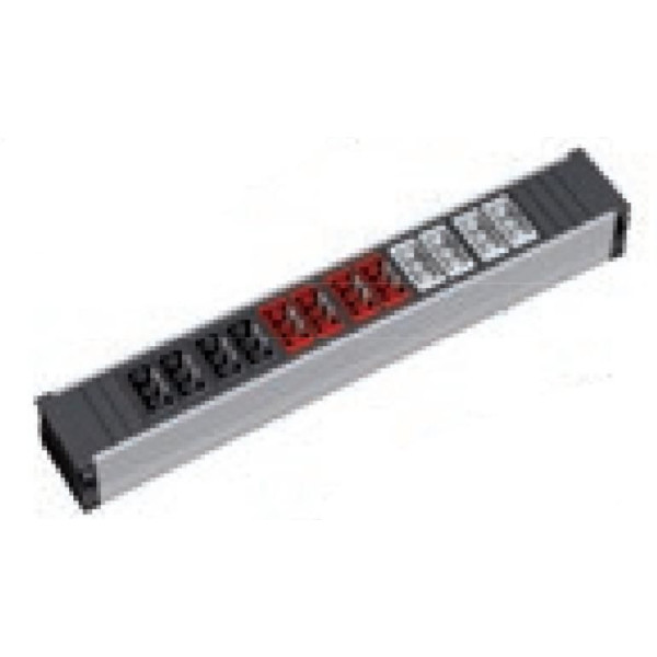 Bachmann CP 4xGST18 black 4xGST18 red 4xGST18 gray power 3xGASt18 919.2004, 3 AC outlet(s), Indoor, Black, Grey, 356 mm, 1 pc(s) Bachmann CP 4xGST18 black 4xGST18 red 4xGST18 gray power 3xGASt18 919.2004, 3 AC outlet(s), Indoor, Black, Grey, 356 mm, 1 pc(s)