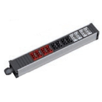 Bachmann CP 4xGST18 red 4xGST18 black 4xGST18 gray reconnect 919.2005, 3 AC outlet(s), Indoor, Black, 356 mm, 1 pc(s)