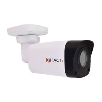 ACTi 8MP Mini Bullet with D/N, Adaptive IR, Superior WDR, SLLS, Fixed lens, f2.8mm/F2.0 Z37, IP security camera, Outdoor, Wired,