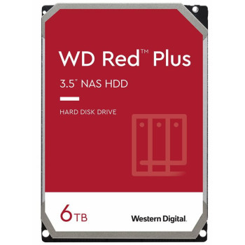 Western Digital WD Red Plus NAS Hard Drive WD60EFRX - Hard drive 6 TB internal 3.5" SATA 6Gb/s buffer: 64 MB for My Cloud EX2 EX