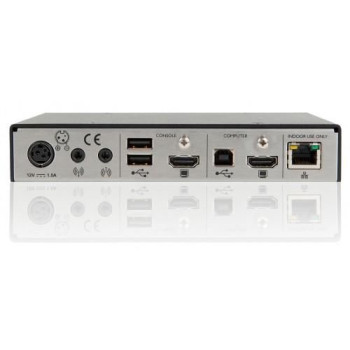 Adder Standalone KVM-over-IP unit (digital video & USB) for remote VNC access including local console port.