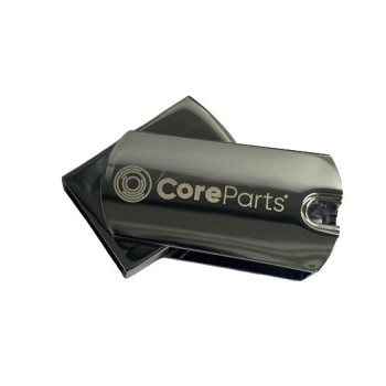 CoreParts 64GB USB 3.0 Flash Drive 64GB USB 3.0 Flash Drive, With Swivel, Read/Write 100/20 mb/s White