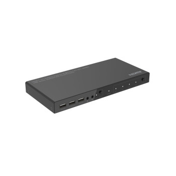 MicroConnect 4K@60Hz HDMI KVM switch, 4x1 4:4:4